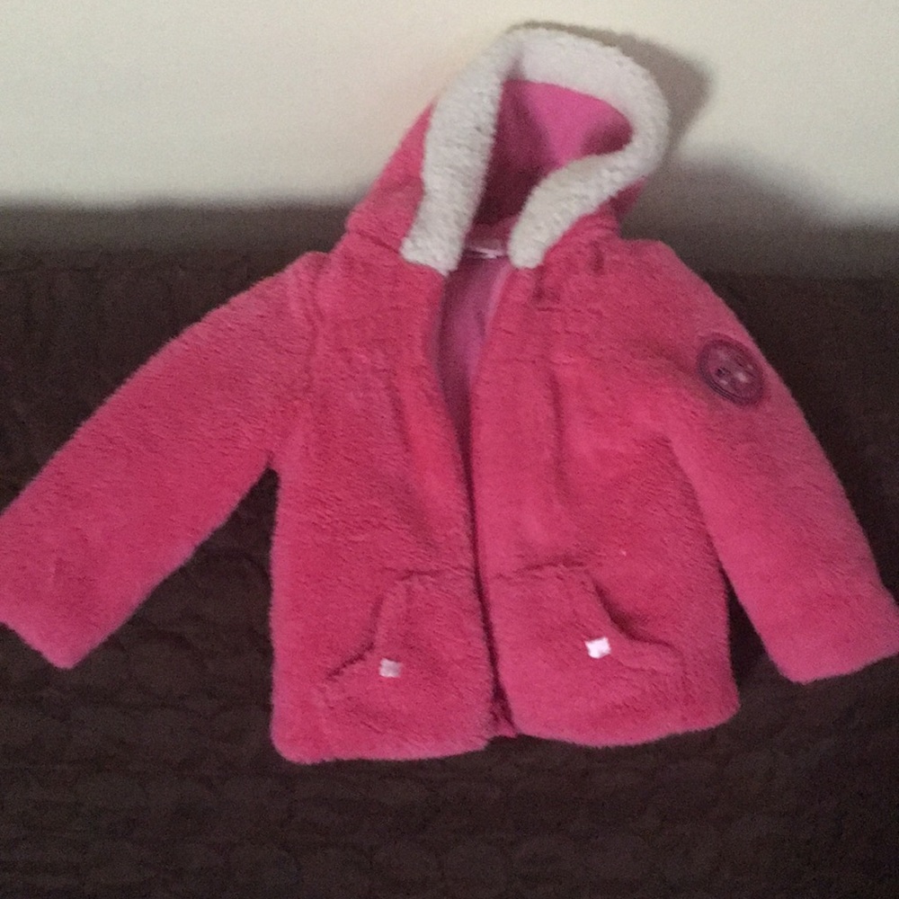 US Polo designer 18m girl pink coat